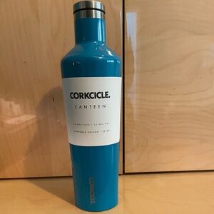NWT! Corkcicle Canteen VINNEBAGO EDITION 25oz Wine Insulated Bottle (Teal)